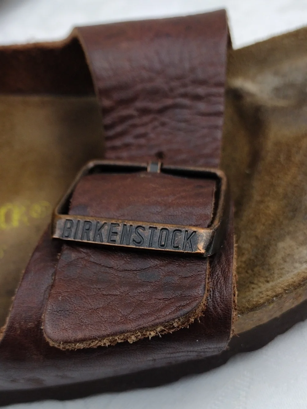 Birkenstock Milano Brown Leather Round Toe Adjustable Straps Slingback Sandals